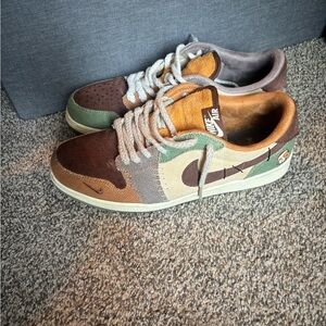 zion williamson voodoo jordan 1s, no box, good condition